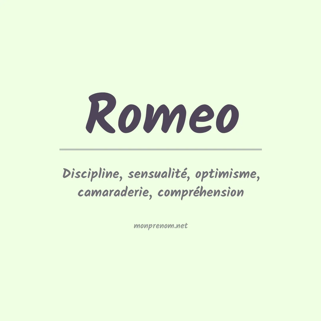 Prénom Romeo