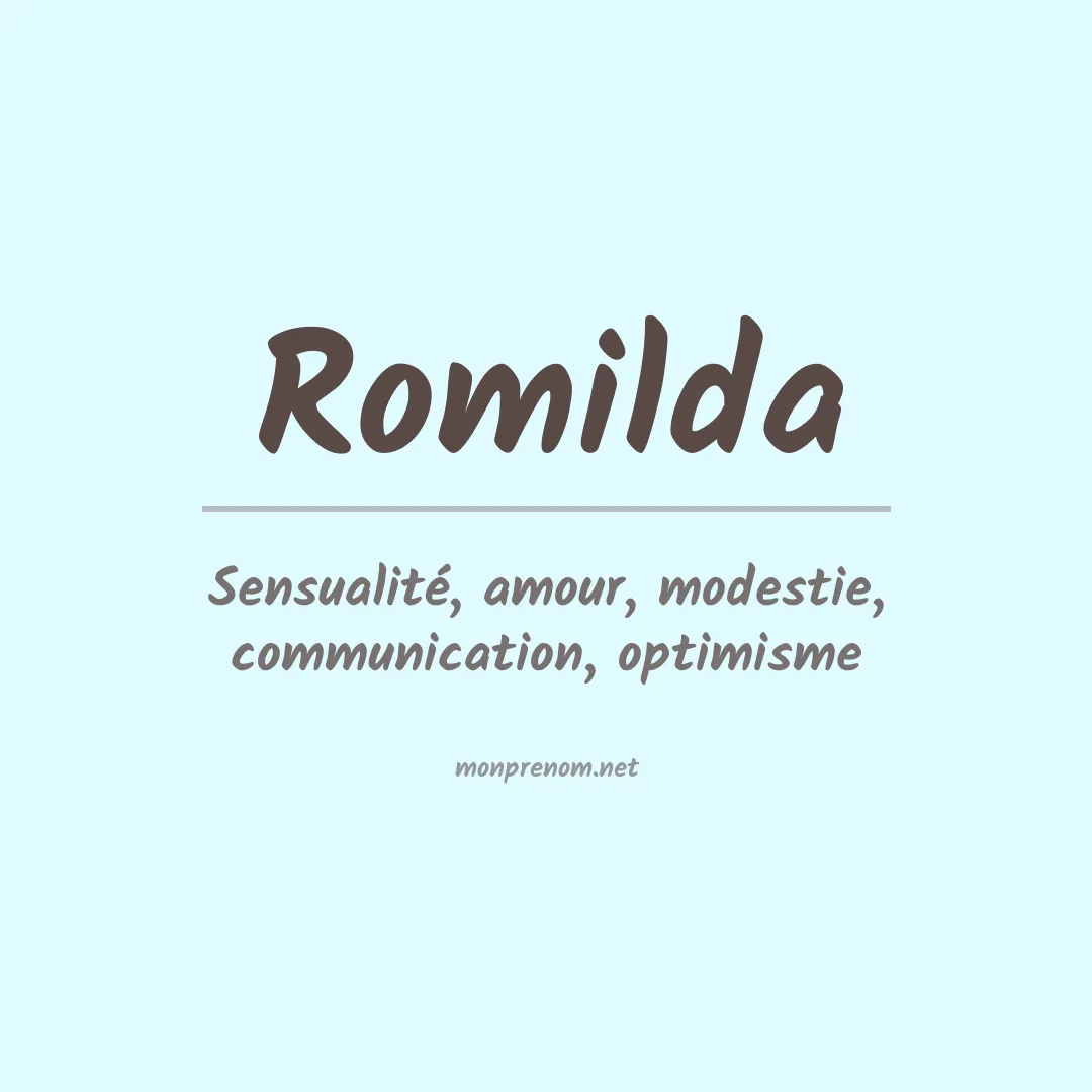 Prénom Romilda