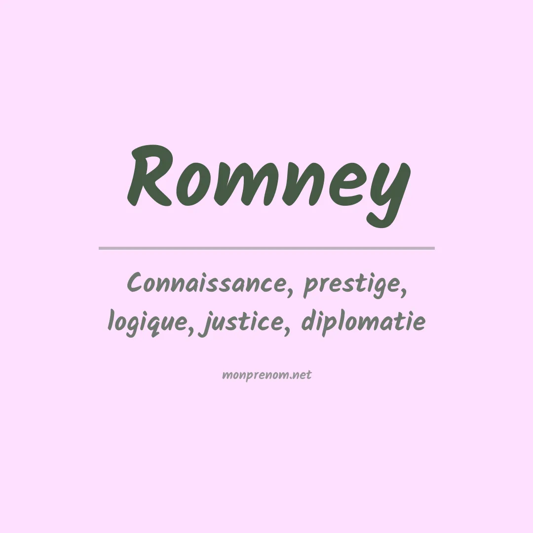 Prénom Romney