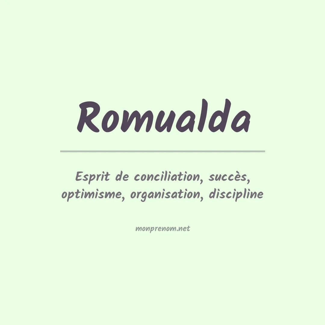 Prénom Romualda