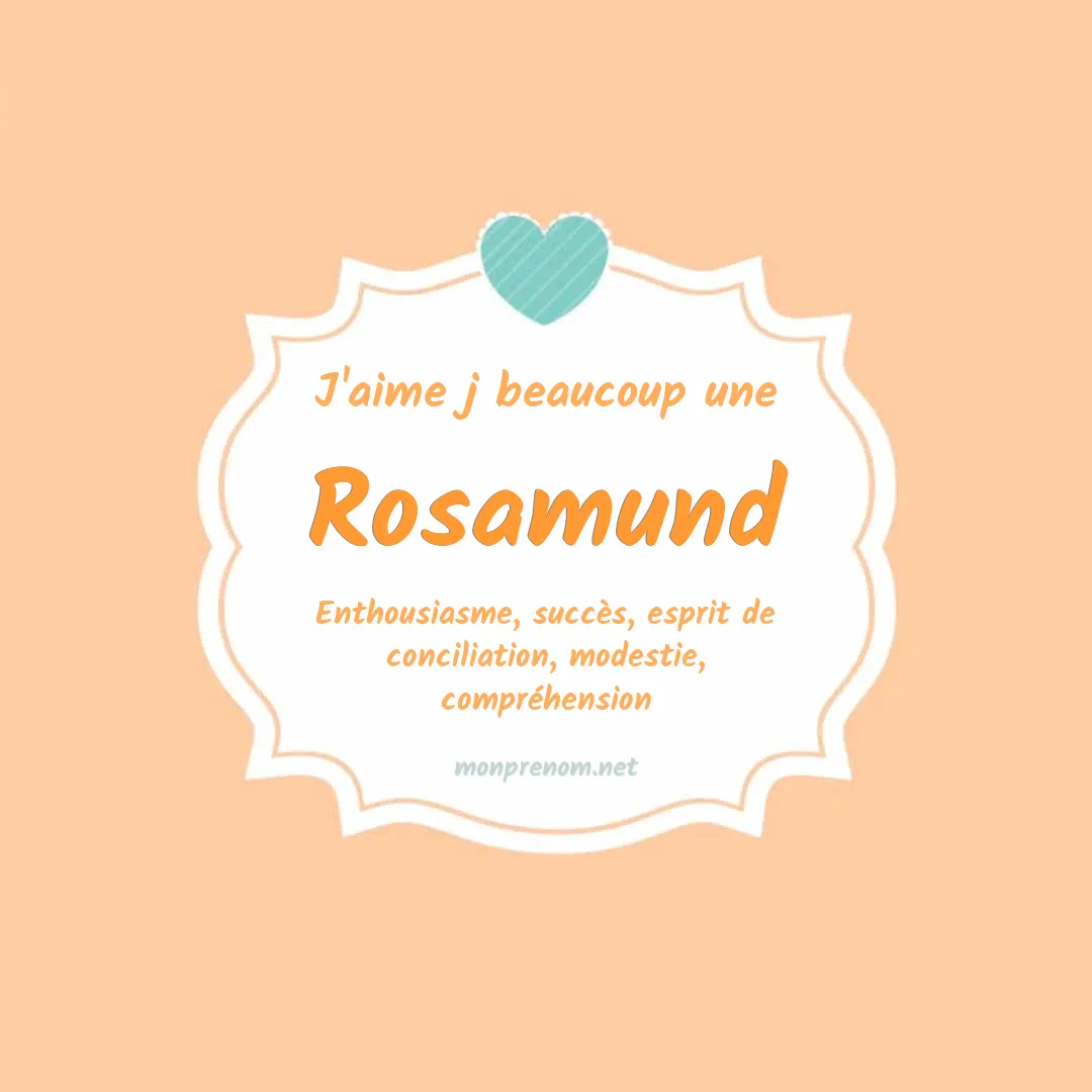 J'aime beaucoup Rosamund