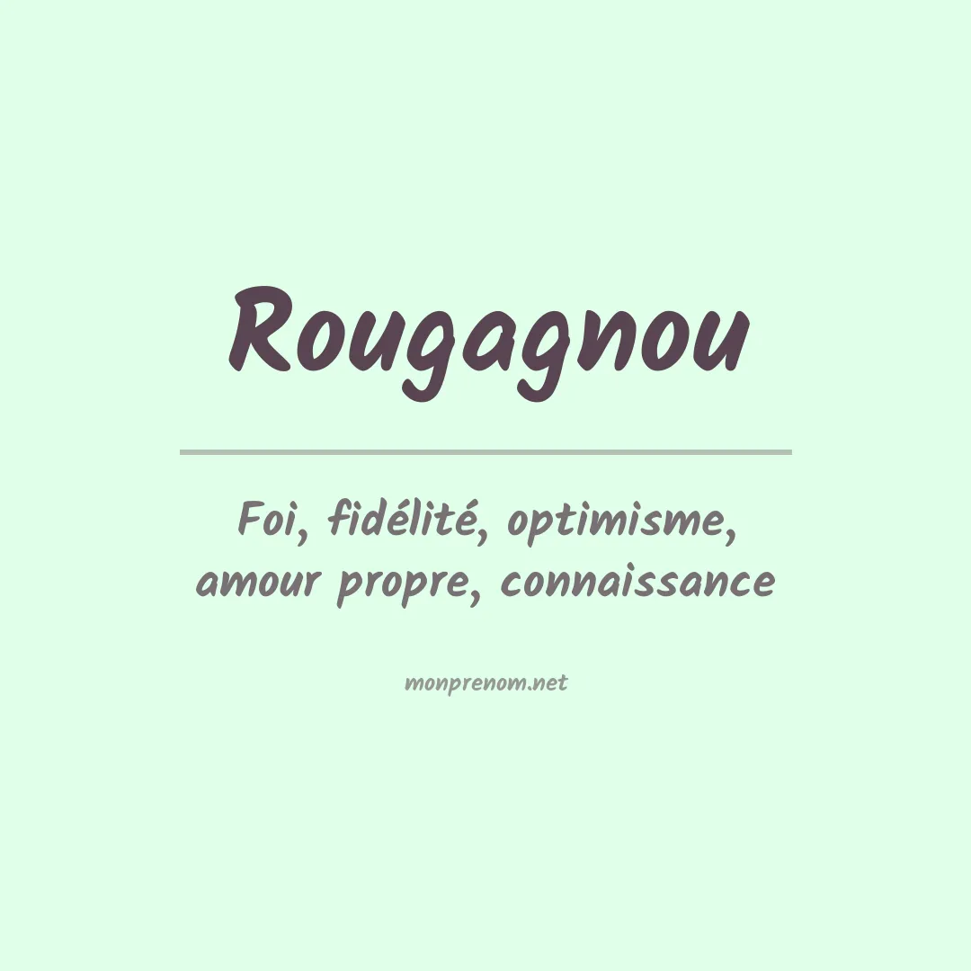 Prénom Rougagnou