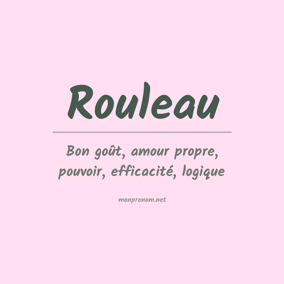 Prénom Rouleau