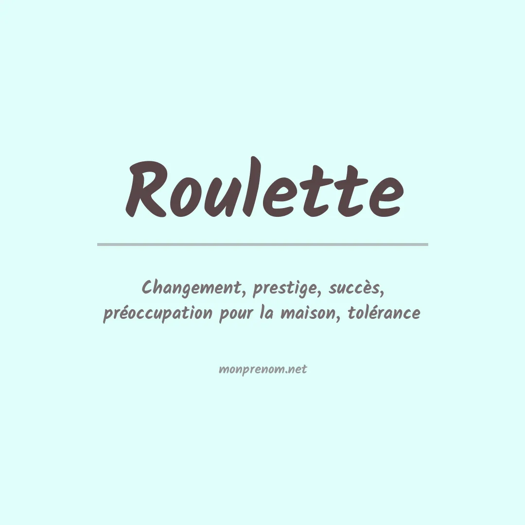Prénom Roulette
