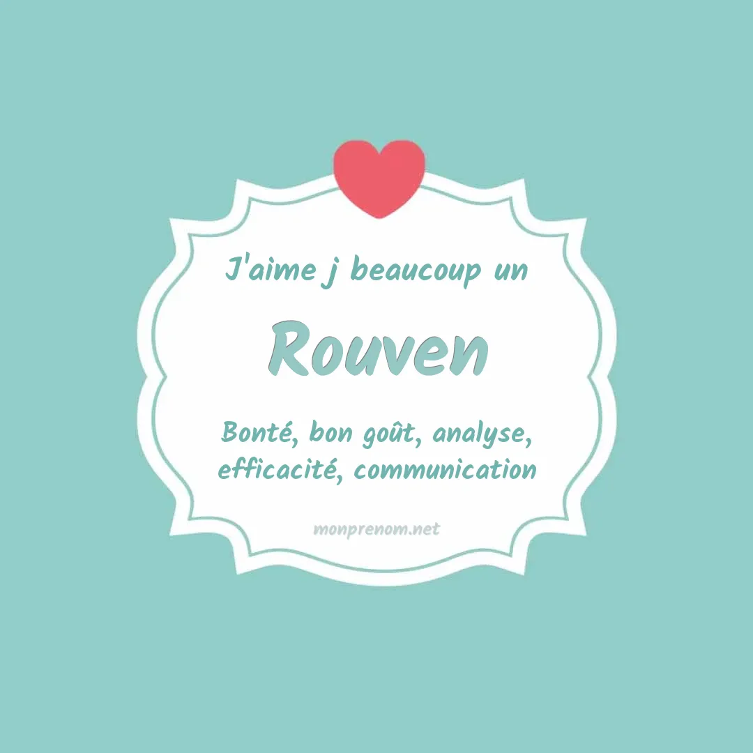 J'aime beaucoup Rouven