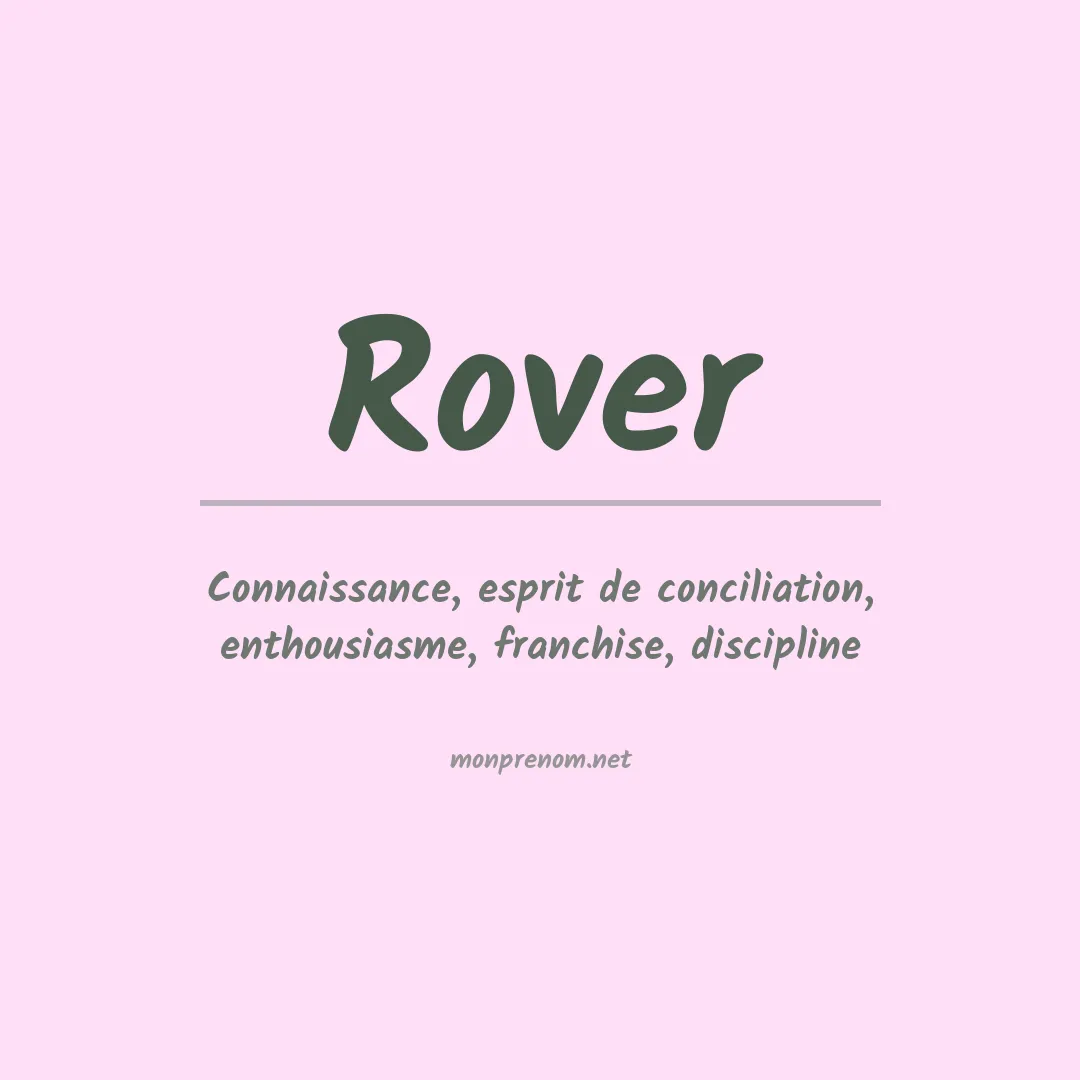 Prénom Rover