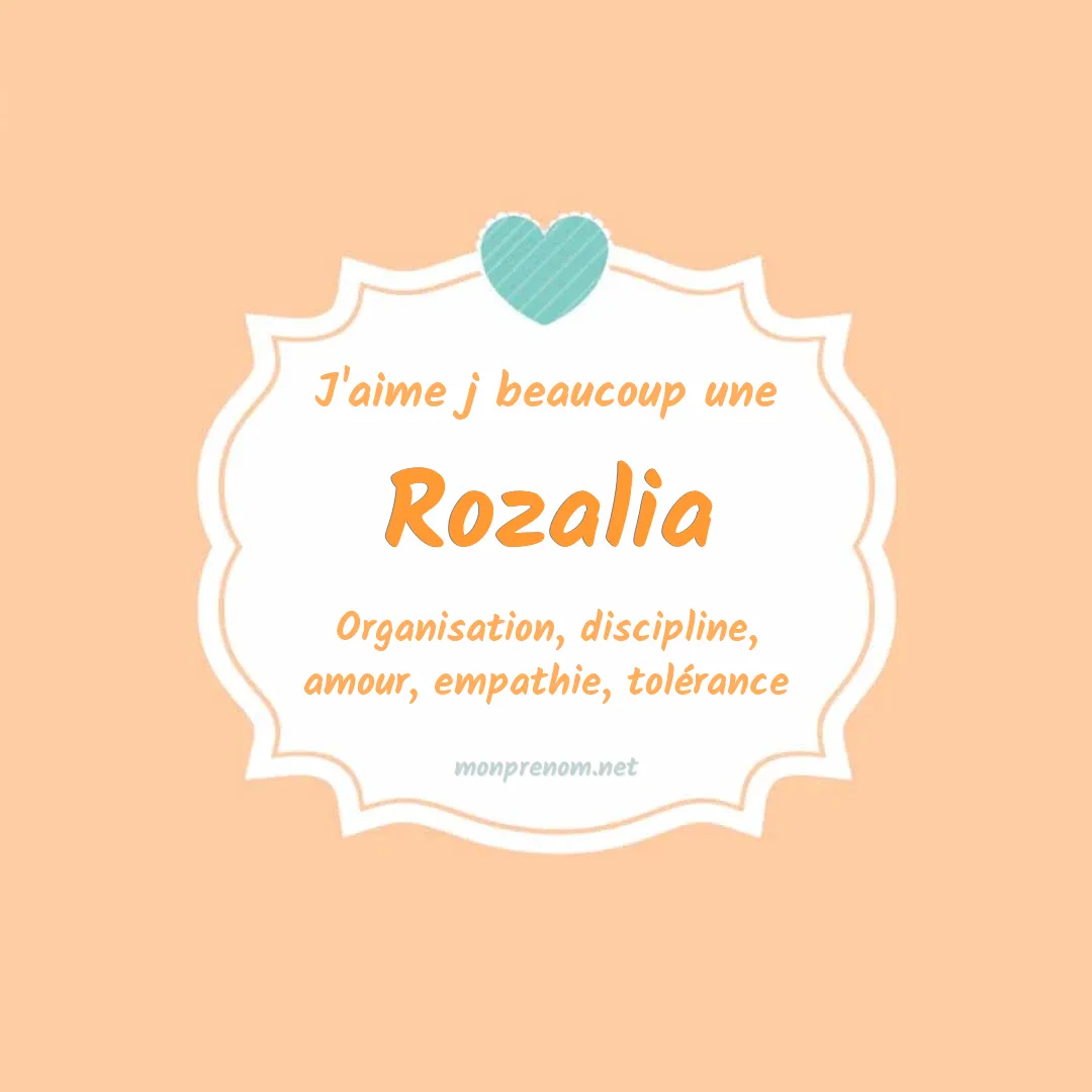J'aime beaucoup Rozalia
