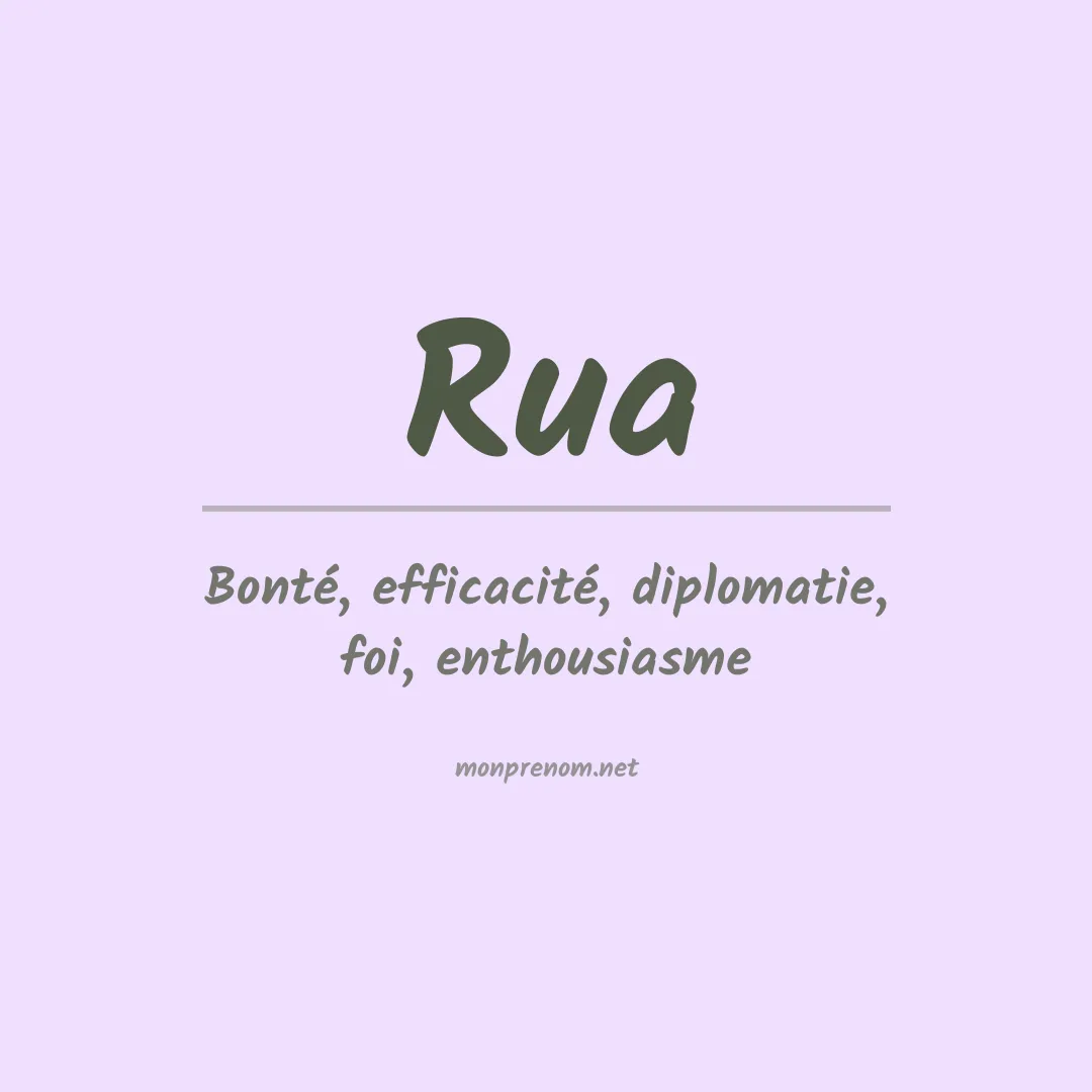 Prénom Rua