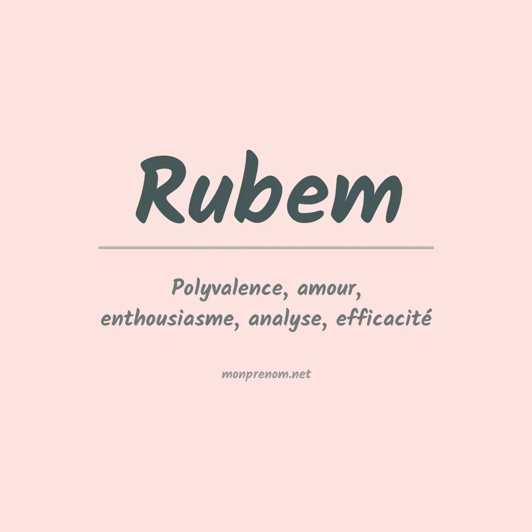 Prénom Rubem