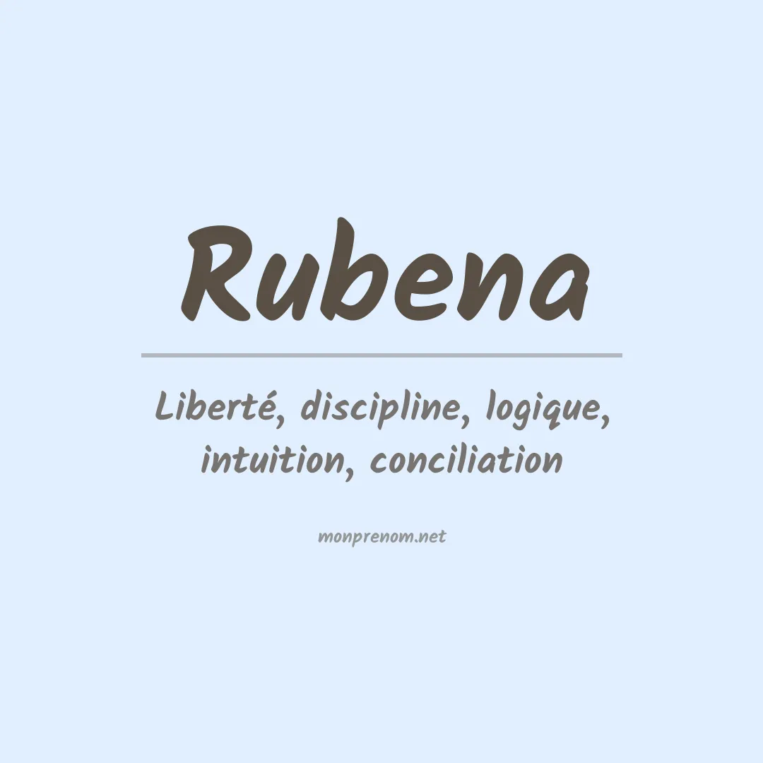 Signification du prénom Rubena