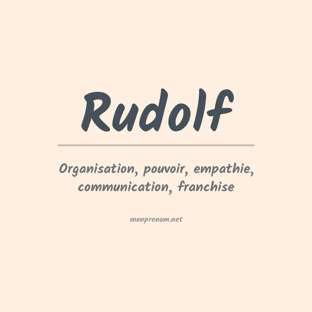 Prénom Rudolf