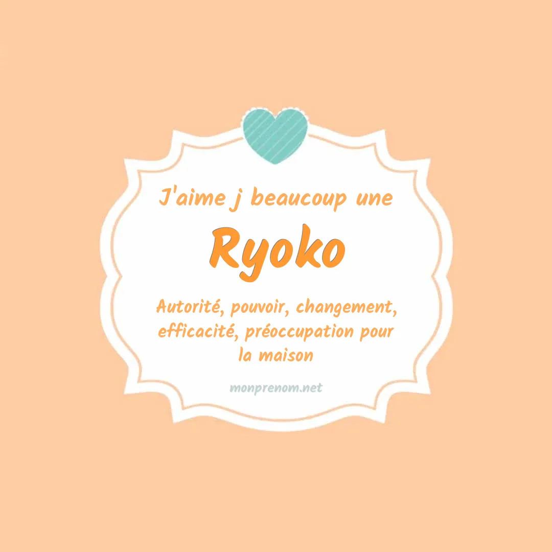 J'aime beaucoup Ryoko