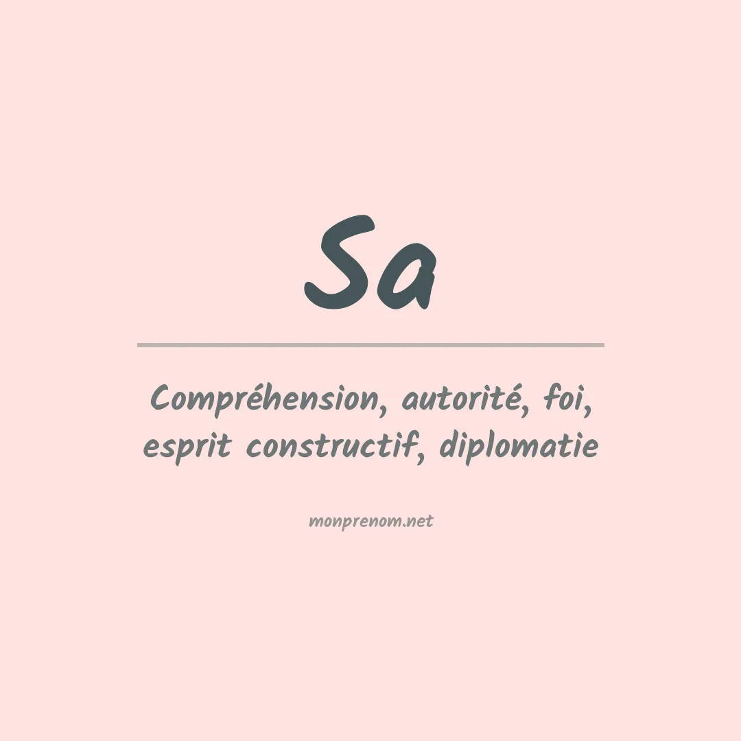 Prénom Sa