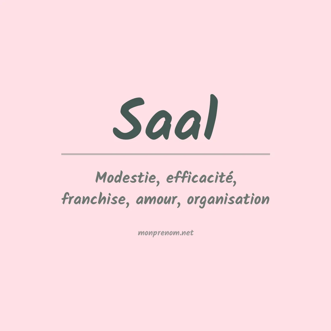 Prénom Saal