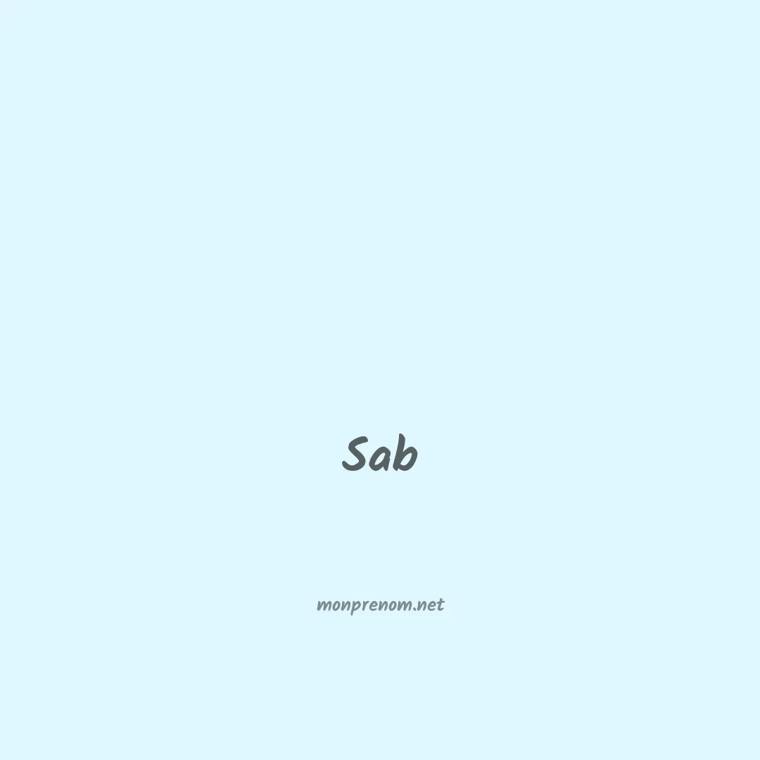 Sab en chinois