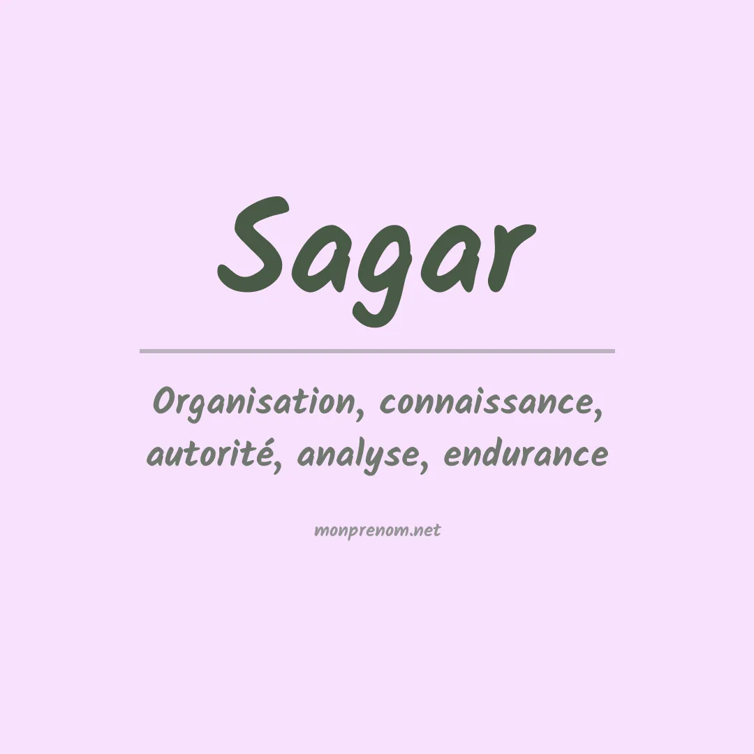 Prénom Sagar