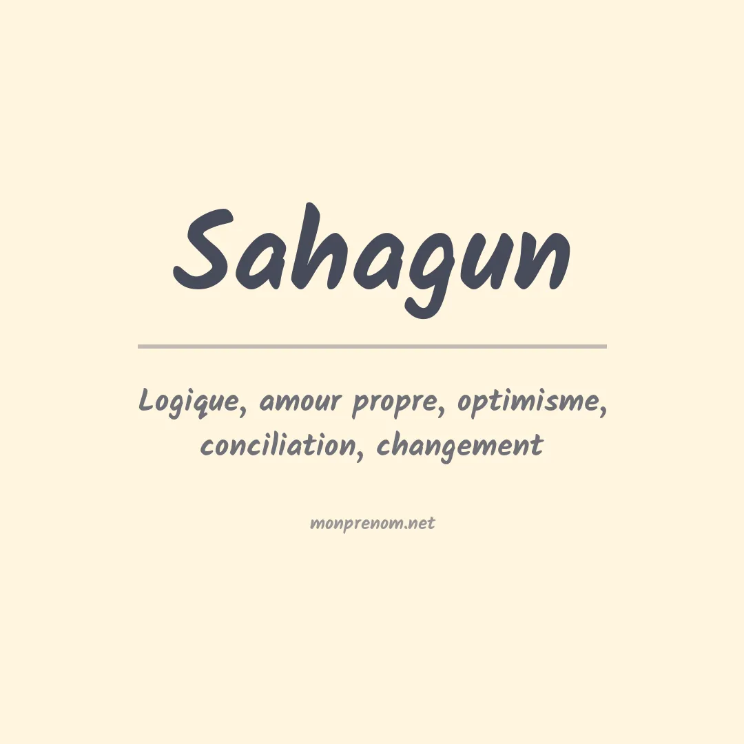 Prénom Sahagun