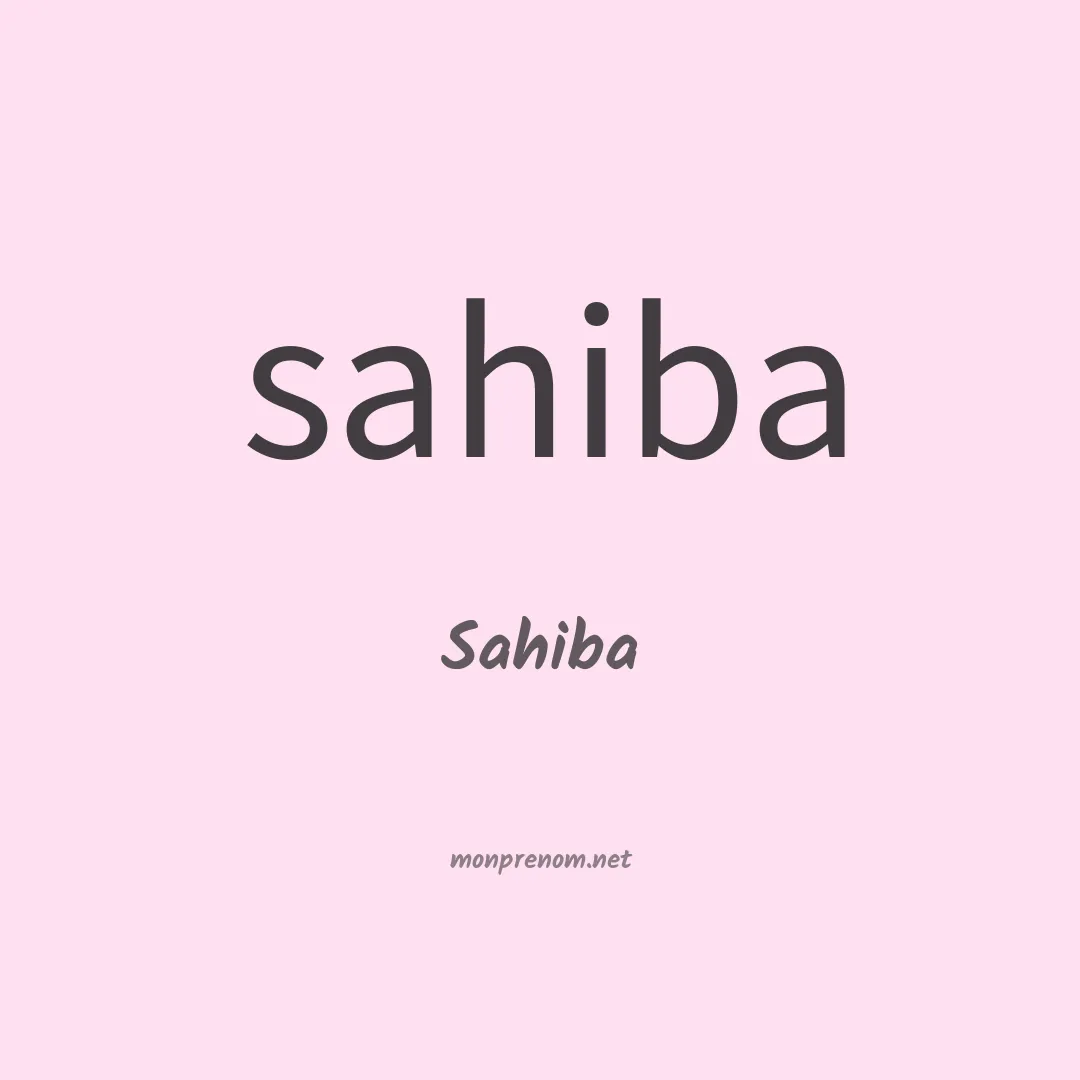 Sahiba en chinois