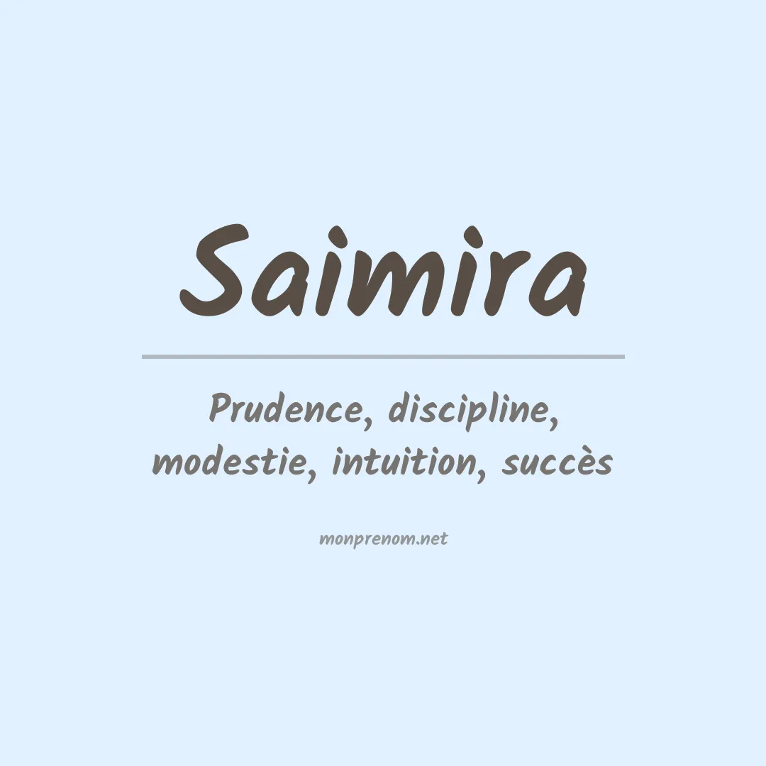 Prénom Saimira