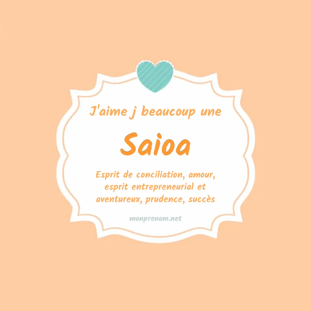 J'aime beaucoup Saioa