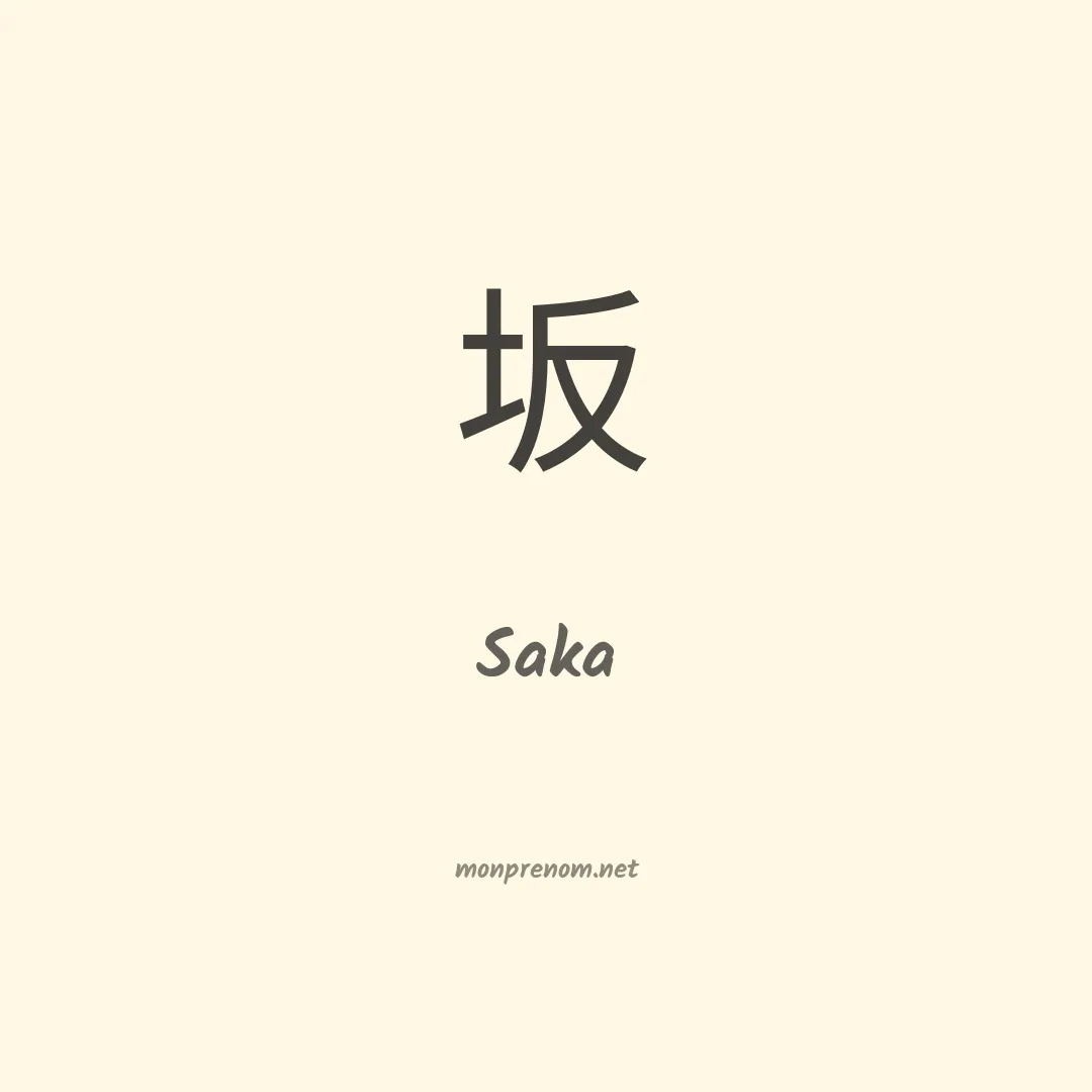 Saka en chinois