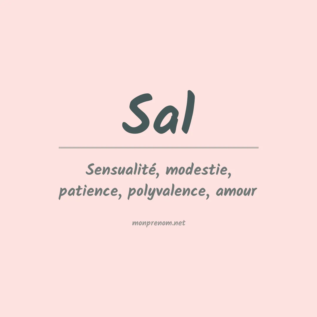 Prénom Sal