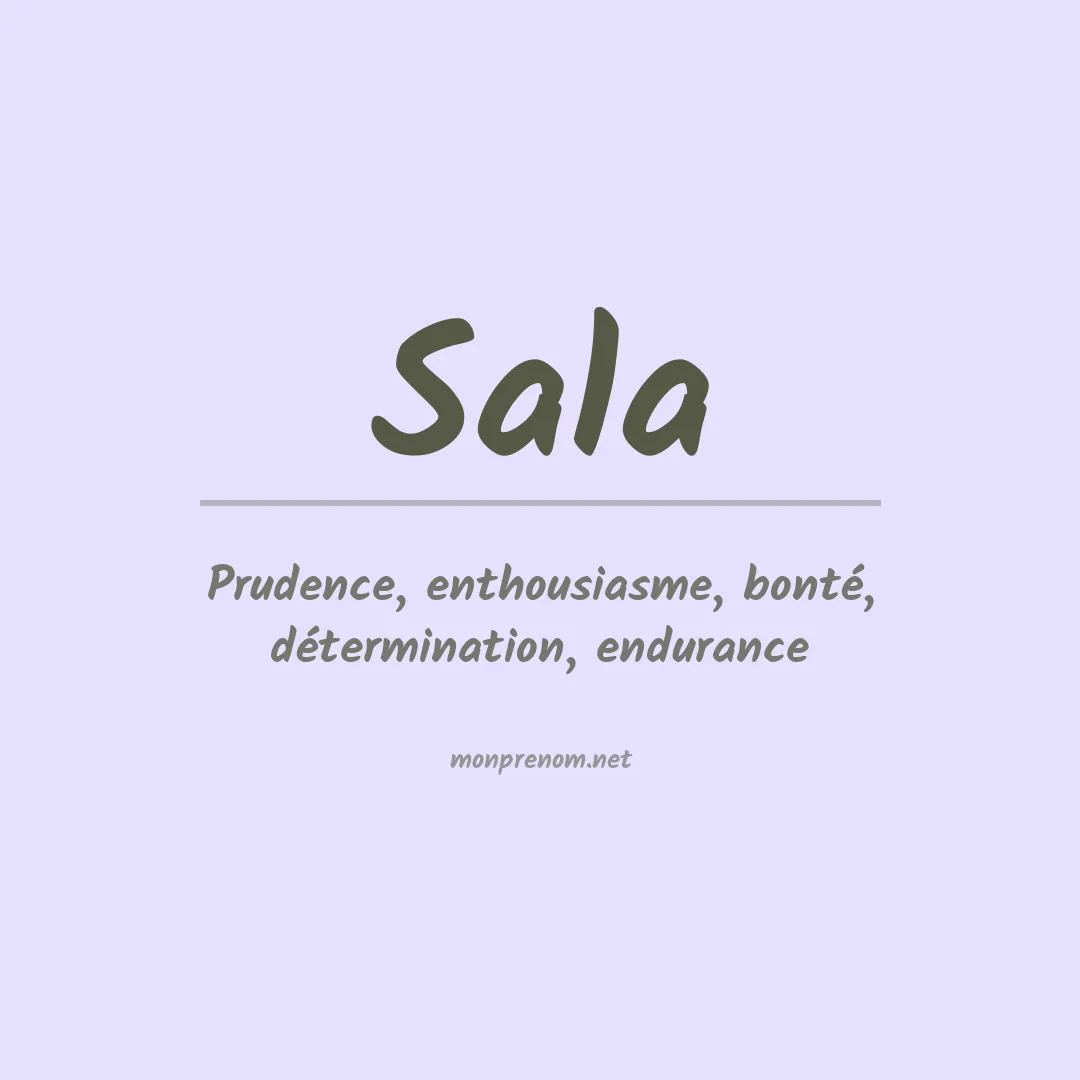 Prénom Sala