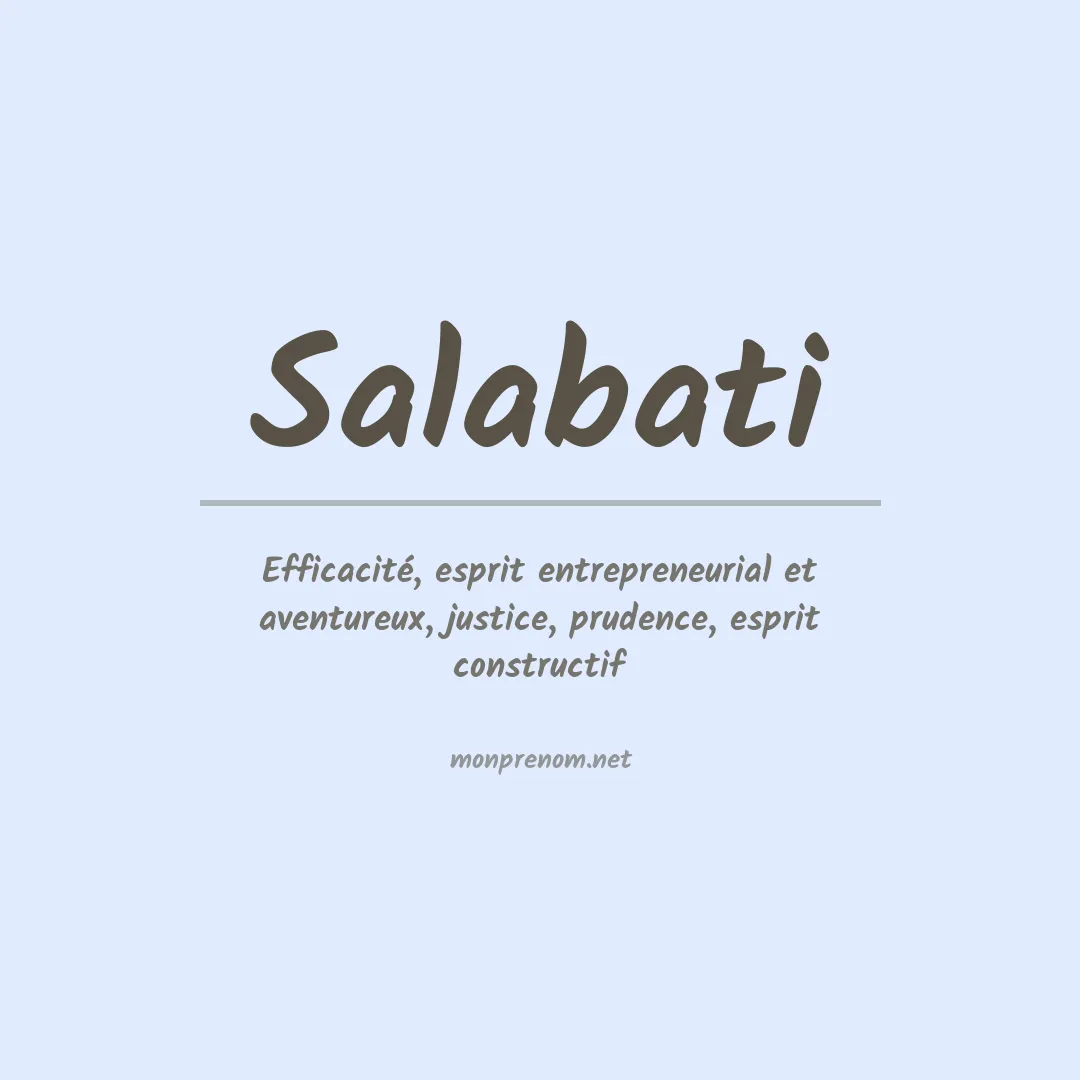Prénom Salabati