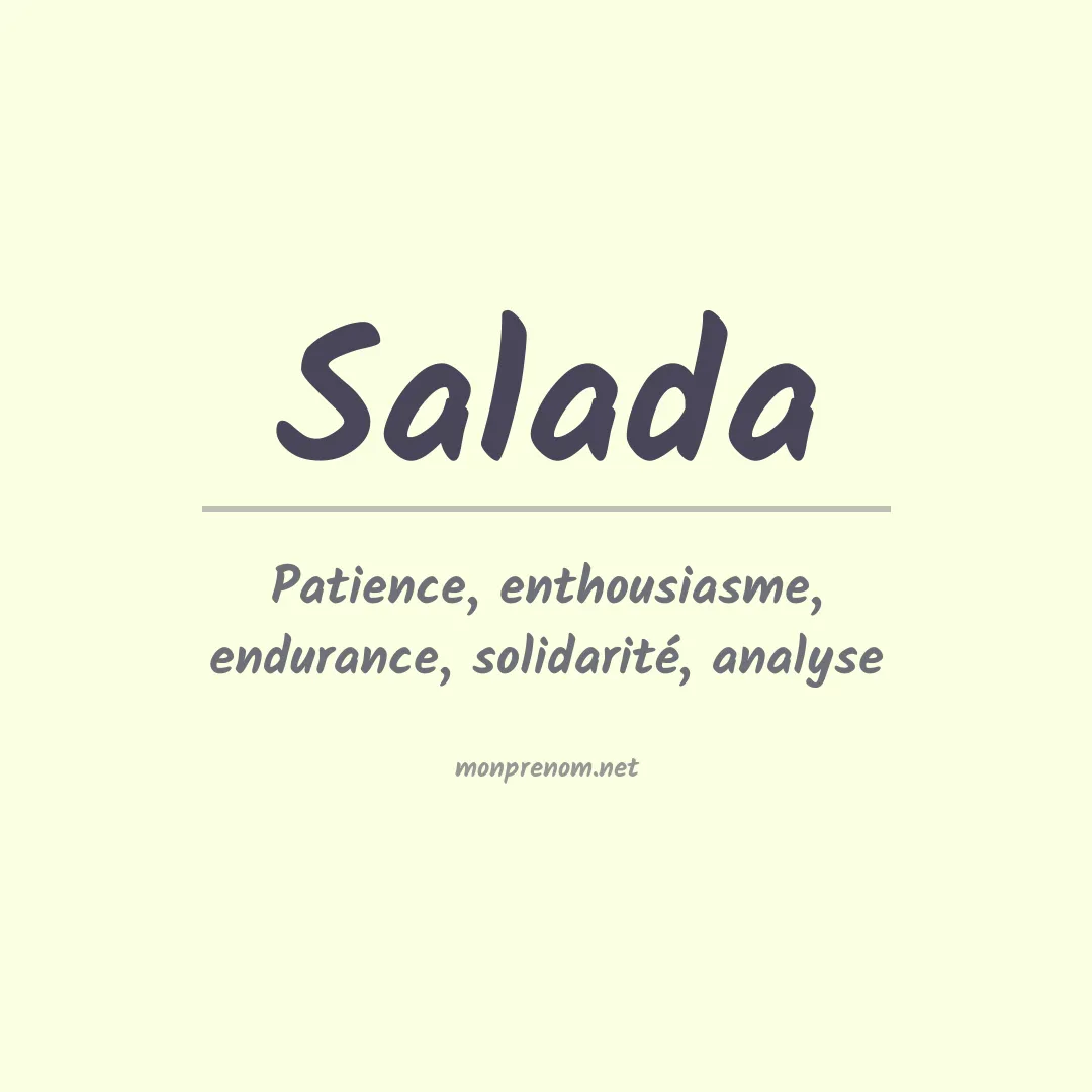Prénom Salada