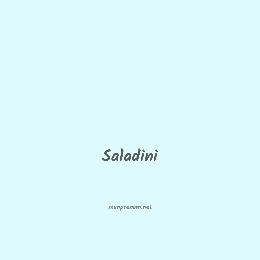 Saladini en chinois