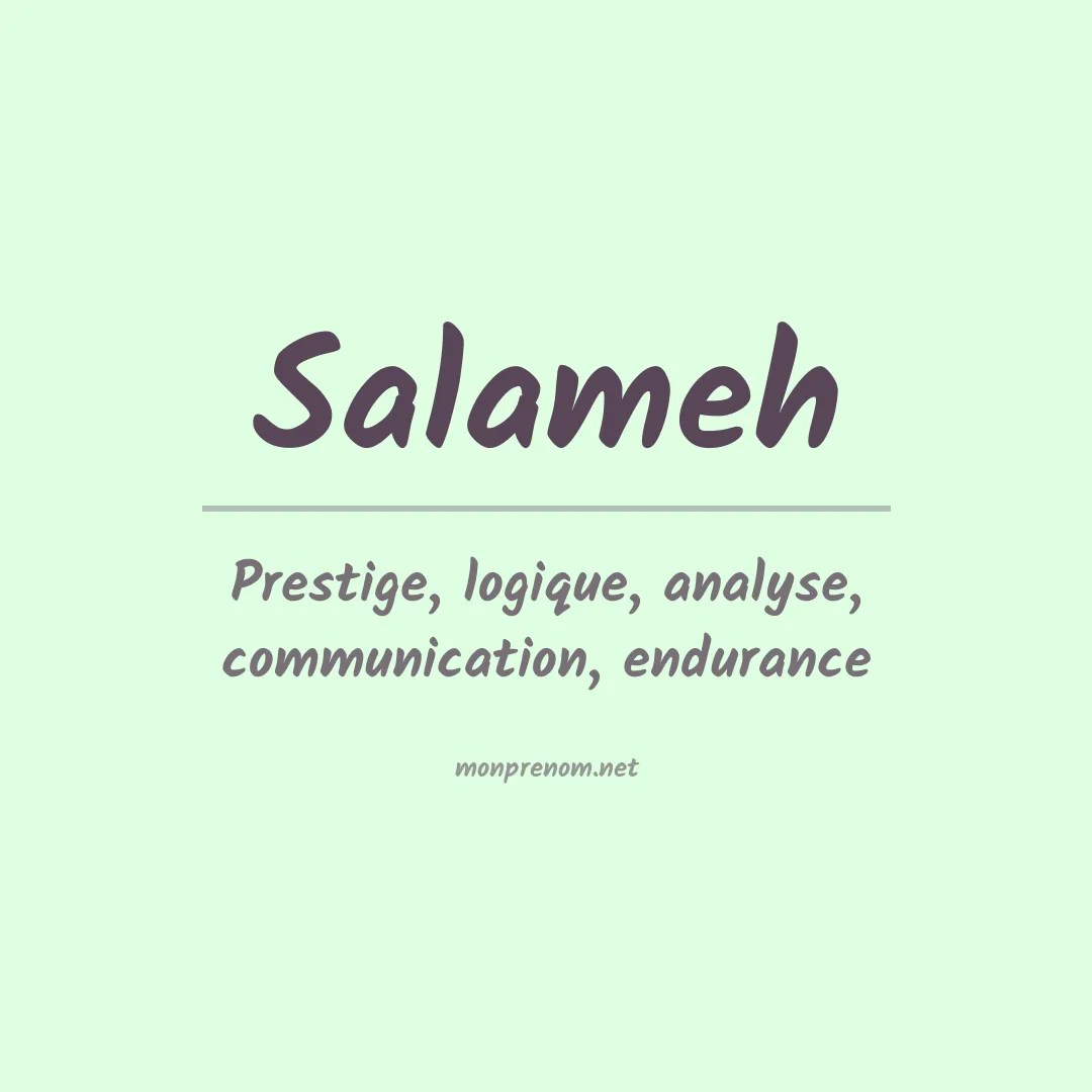 Prénom Salameh