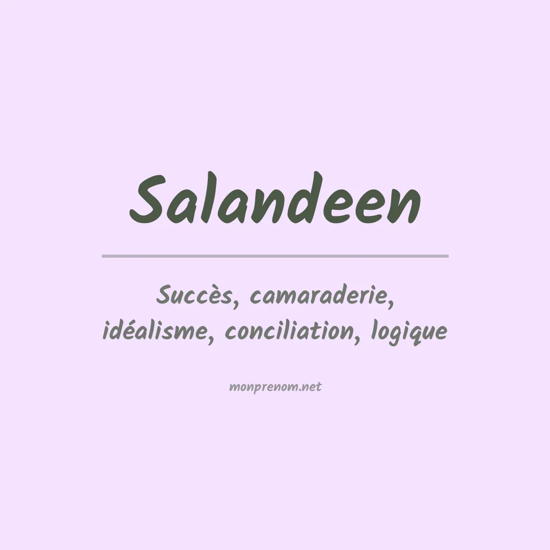 Prénom Salandeen
