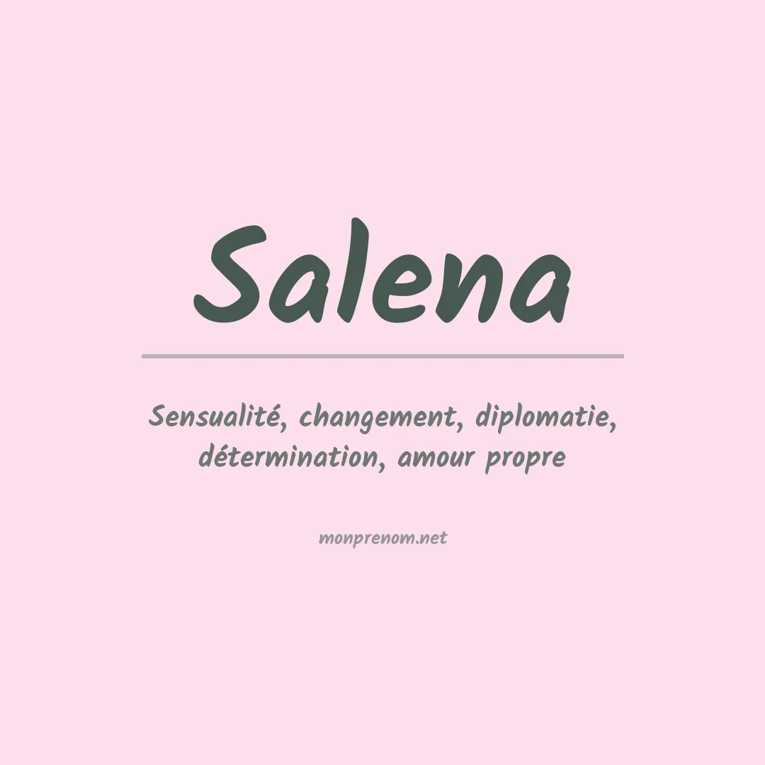 Prénom Salena