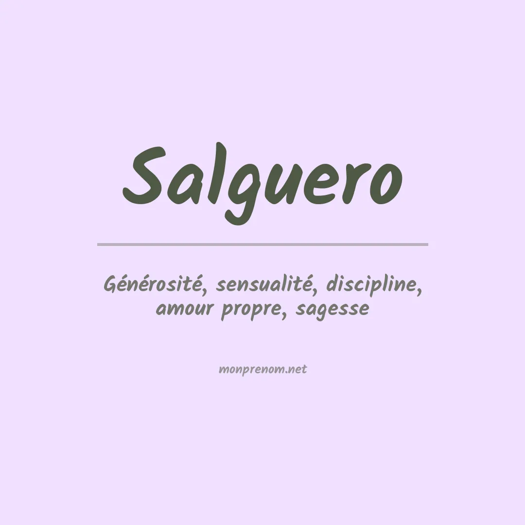 Prénom Salguero