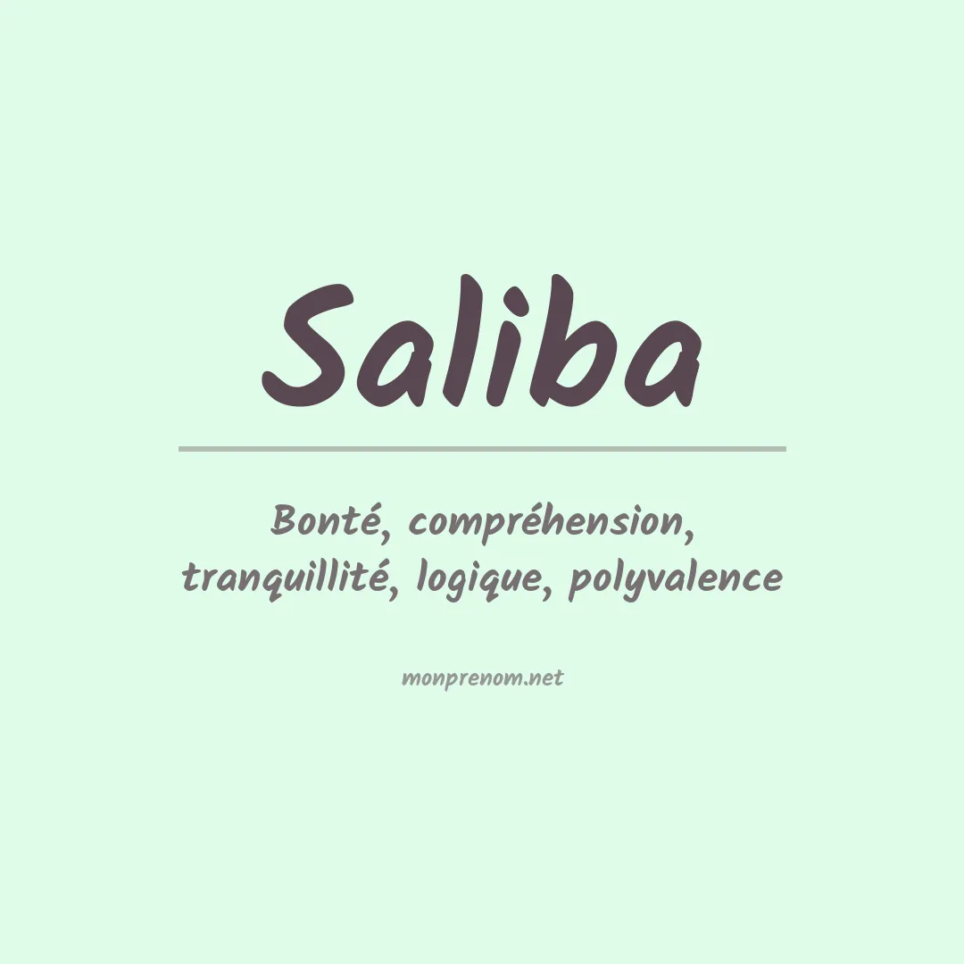 Prénom Saliba