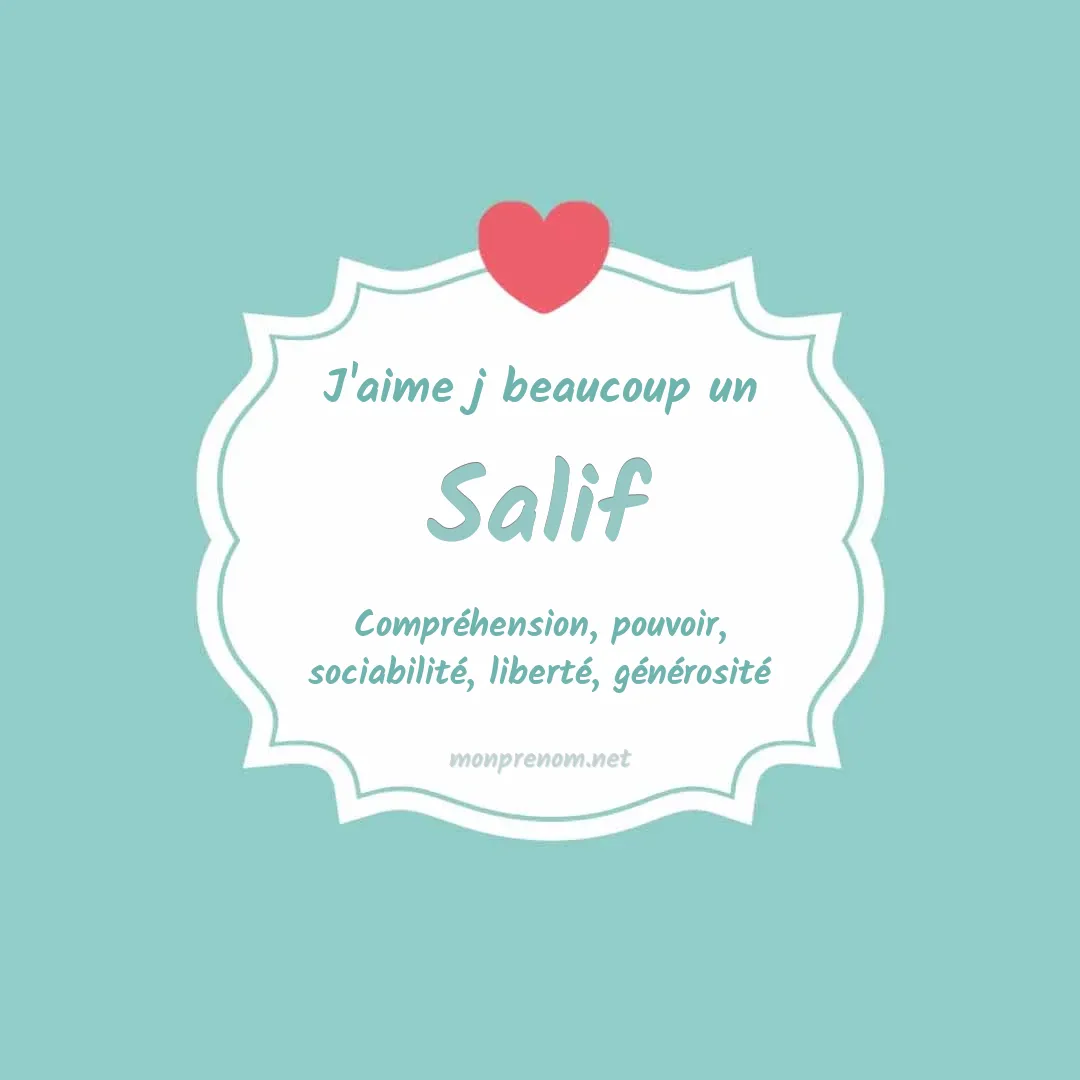 J'aime beaucoup Salif