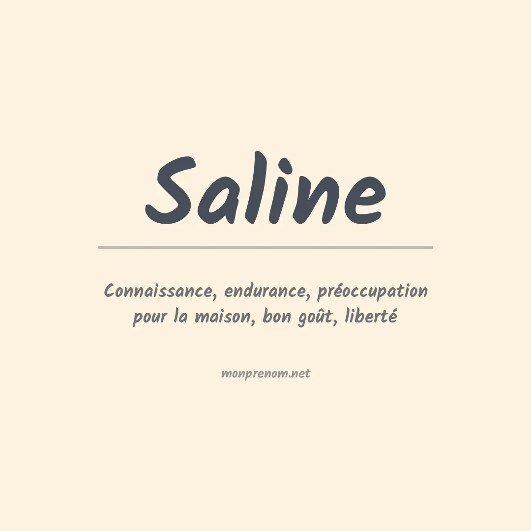Prénom Saline