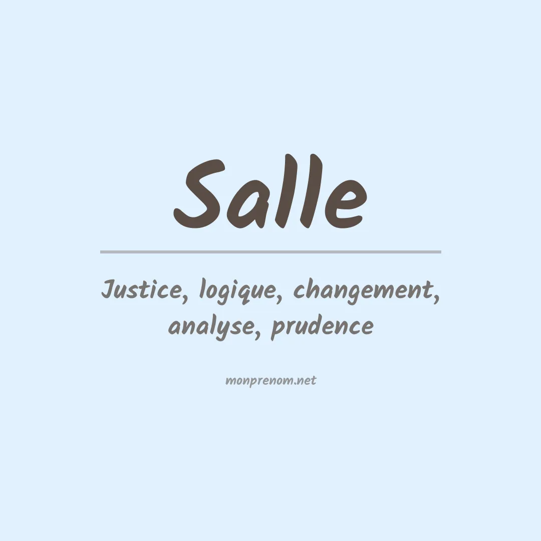 Prénom Salle