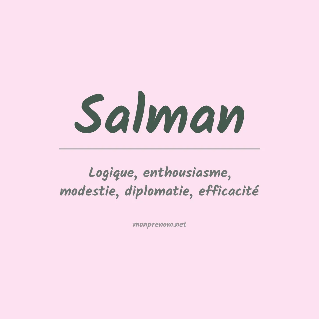 Prénom Salman