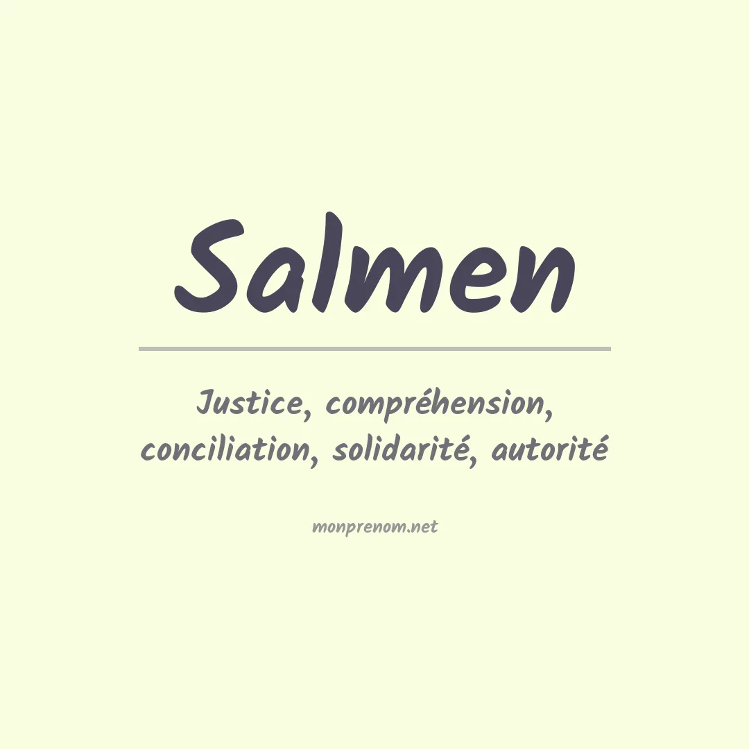 Prénom Salmen