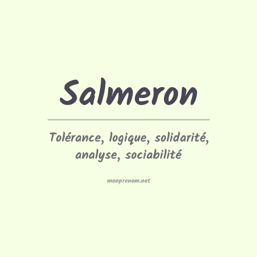 Prénom Salmeron