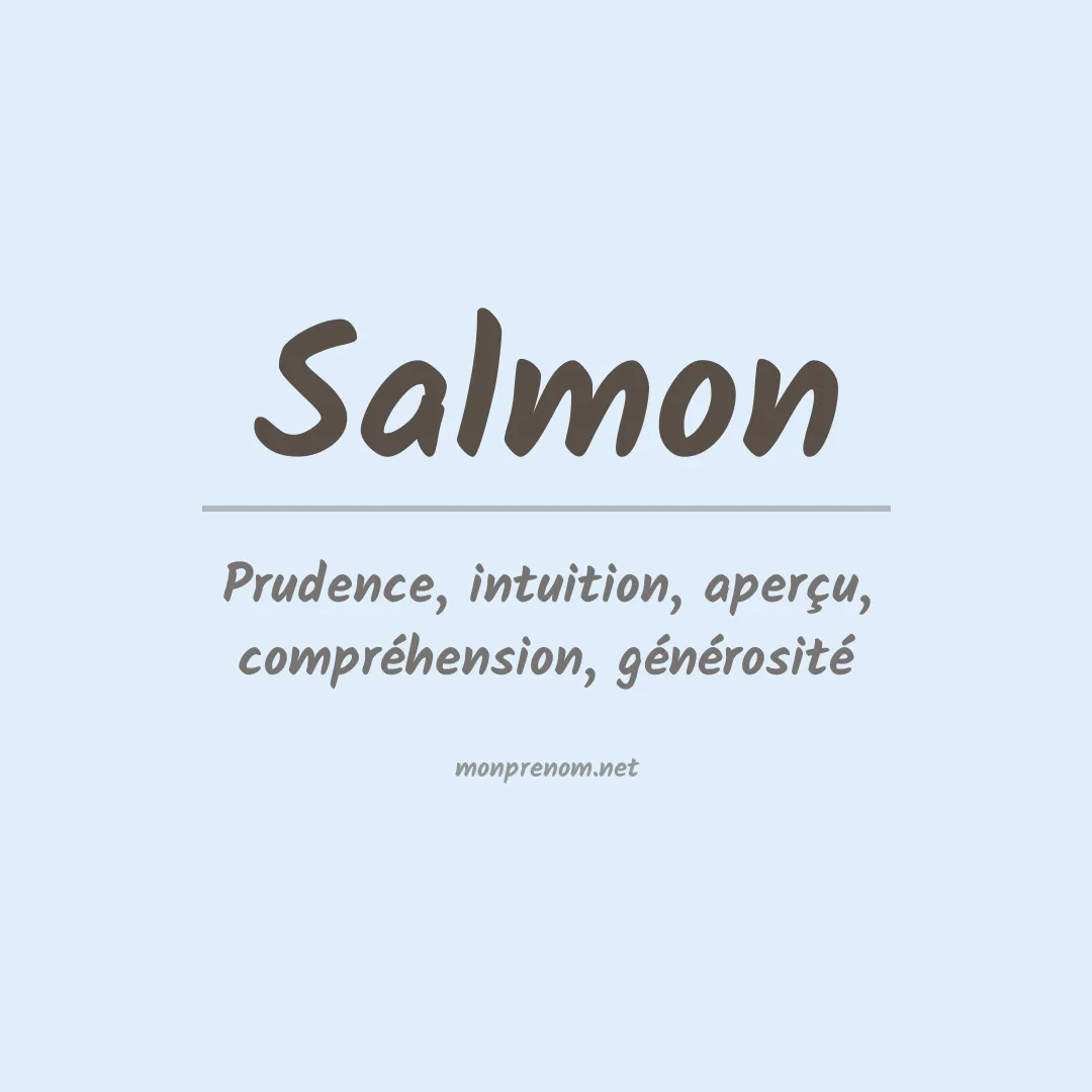 Prénom Salmon