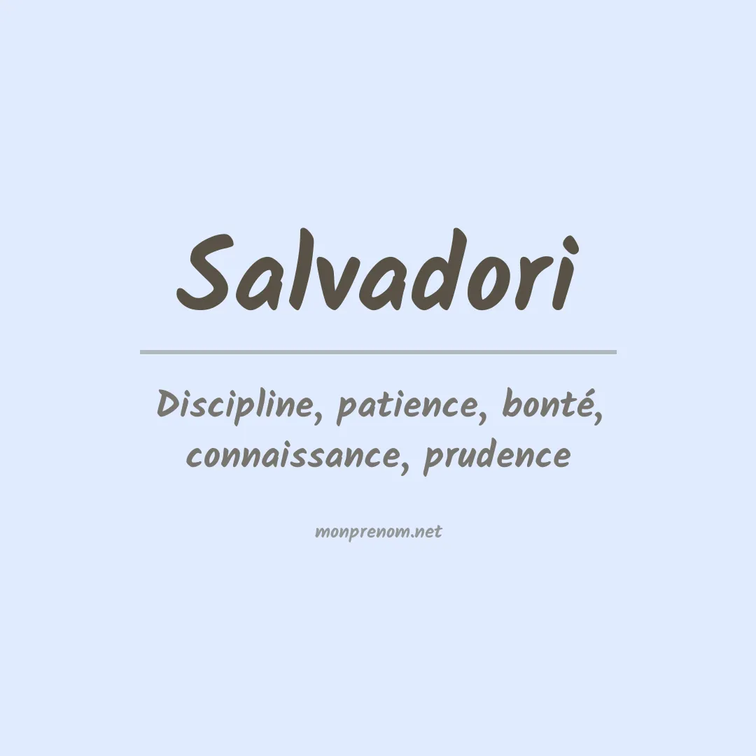 Prénom Salvadori