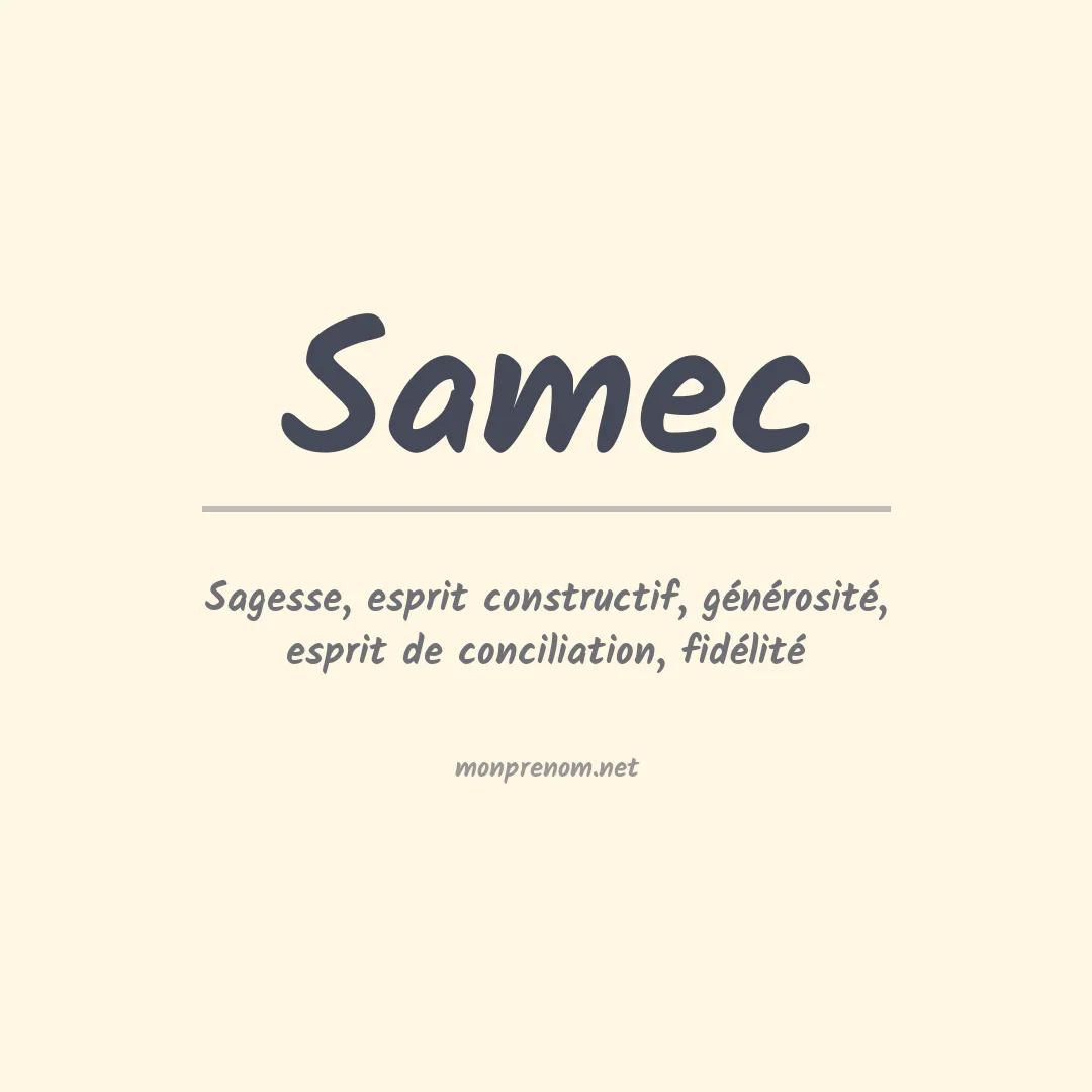 Prénom Samec