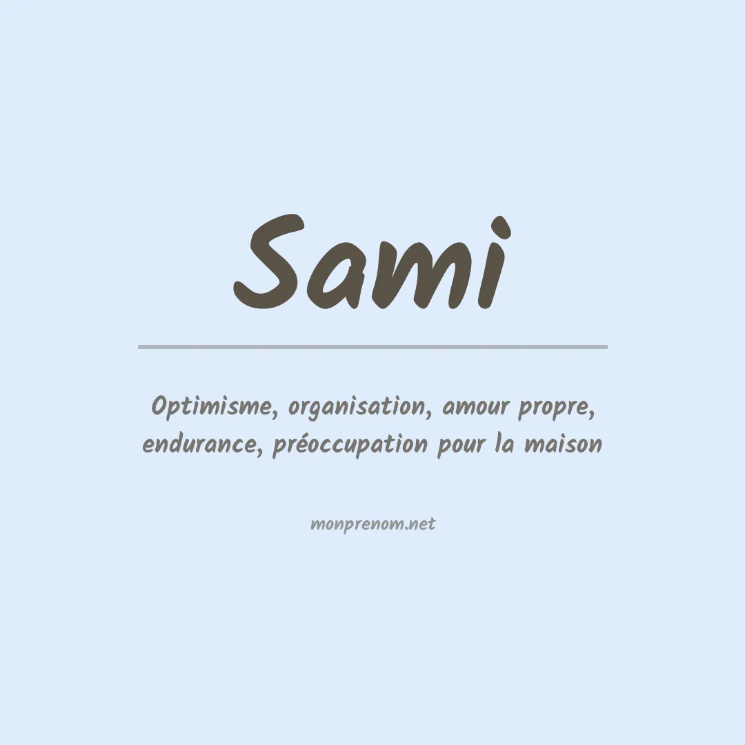 Prénom Sami