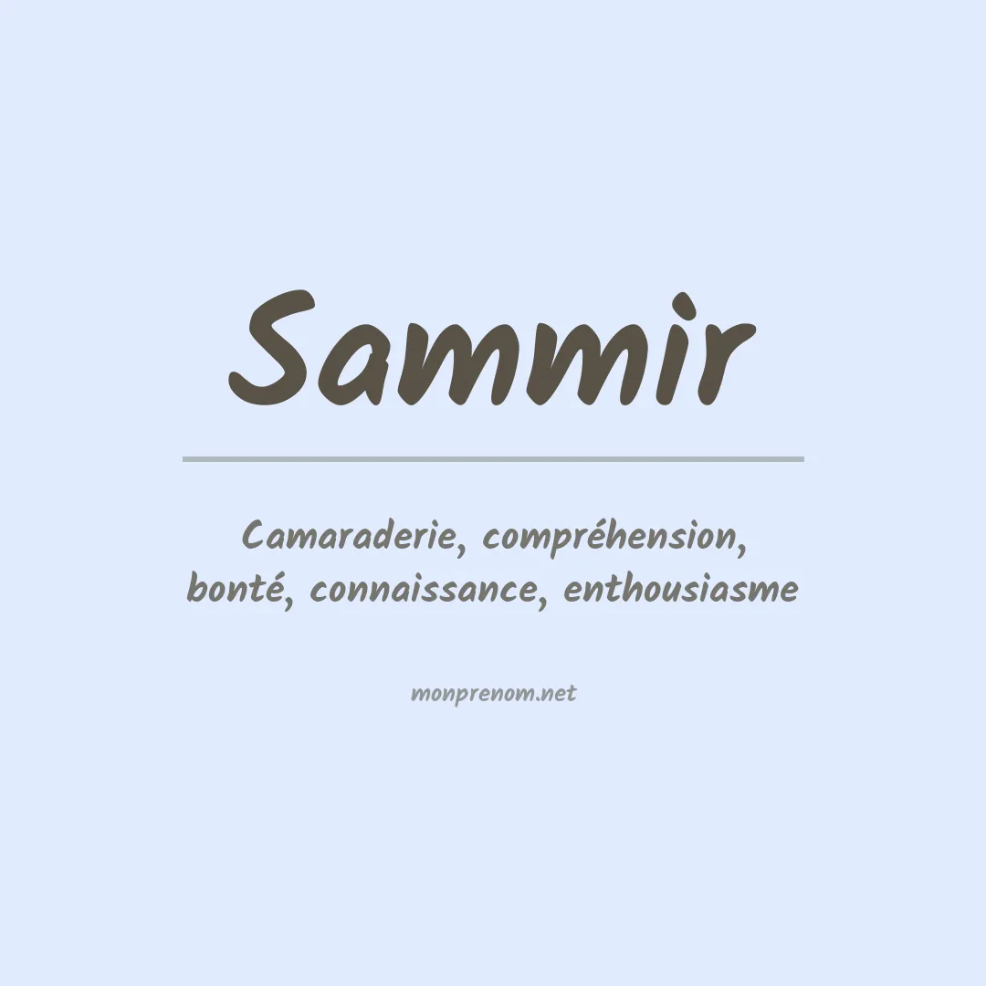 Prénom Sammir