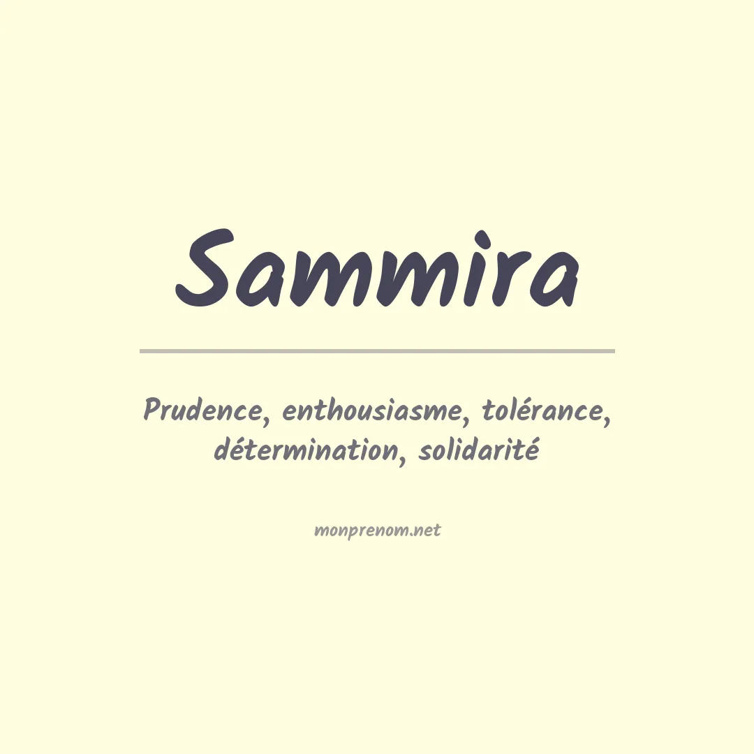 Prénom Sammira