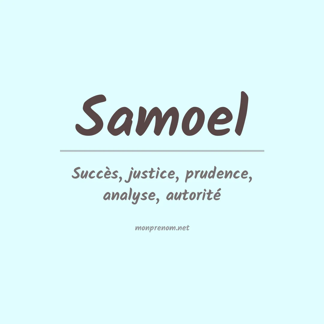 Prénom Samoel