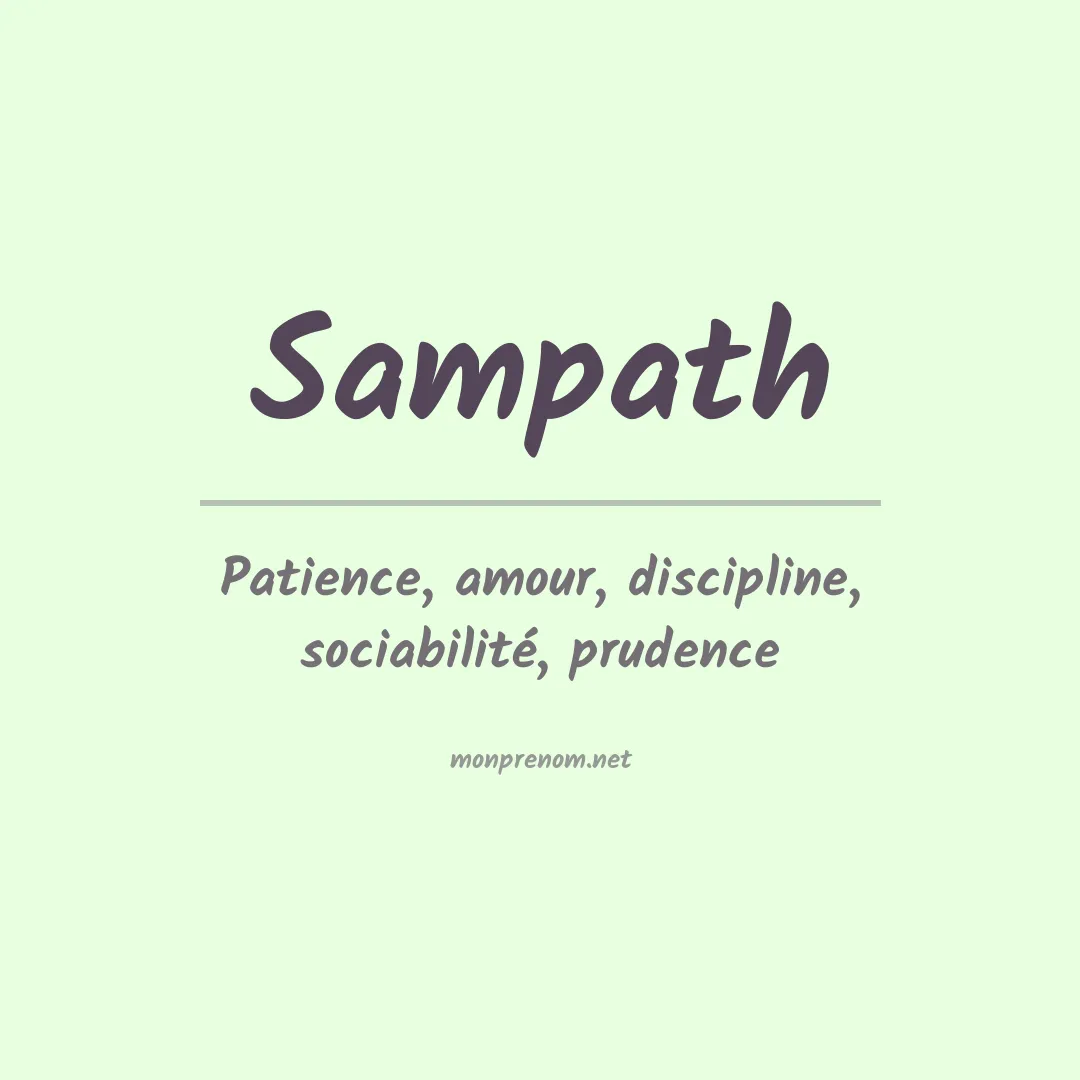 Prénom Sampath