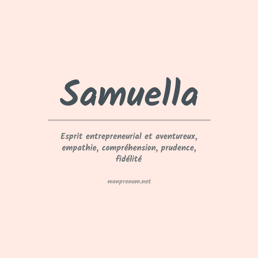 Prénom Samuella